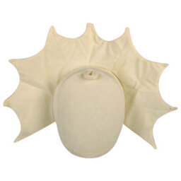 Beliani Cozy Nest Plush Dinosaur Head Wall Decor Beige Cotton For Toddler Room - Vertical, Ready To Hang - thumbnail 7