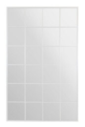Mirroroutlet The Genestra White Modern Window Garden Wall Mirror 200Cm X 120Cm - thumbnail 2