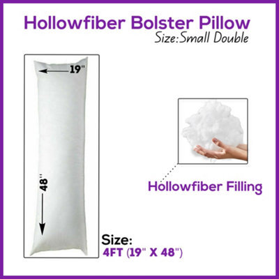 CHILIMILII Hollowfiber Bolster Pillows Orthopaedic Pregnancy Maternity Full Body Support Long Cushions