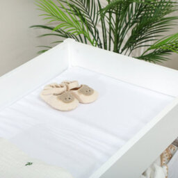 Aiyaplay Baby Changing Unit With 4 Drawers, Diaper Changing Table, White - thumbnail 9