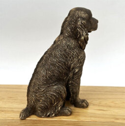 Animal Crackers Spaniel Ornament Figurine, Leonardo Reflections Bronzed Range, Gift Boxed - thumbnail 6