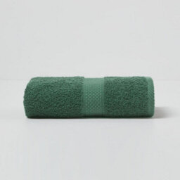 Homescapes Turkish Cotton Hand Towel, Dark Green - thumbnail 2