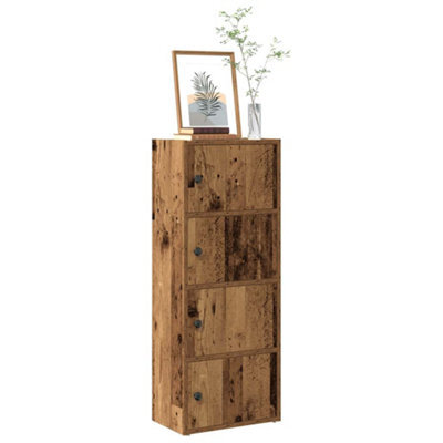 Berkfield Bookcase Old Wood 40X24X102 Cm Engineered Wood - image 1