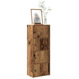 Berkfield Bookcase Old Wood 40X24X102 Cm Engineered Wood - thumbnail 1