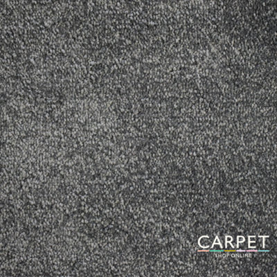 Carpet Shop Online Charm Granite Grey Twist Carpet 3M X 4M - image 1