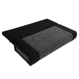 Emma M Corduroy Sofa Bed For Living Room Mdf Frame With Storage Loose Back Cushions 200X92X77 Cm Blue - thumbnail 4