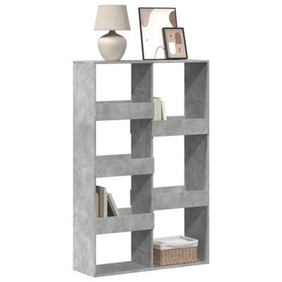 Berkfield Bookcase Concrete Grey 100X33X155.5 Cm Engineered Wood - image 1
