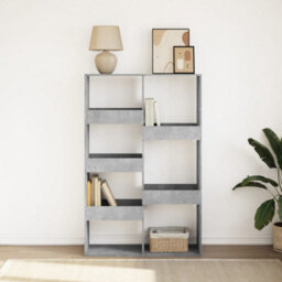 Berkfield Bookcase Concrete Grey 100X33X155.5 Cm Engineered Wood - thumbnail 3