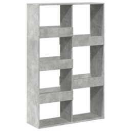 Berkfield Bookcase Concrete Grey 100X33X155.5 Cm Engineered Wood - thumbnail 2