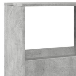 Berkfield Bookcase Concrete Grey 100X33X155.5 Cm Engineered Wood - thumbnail 7