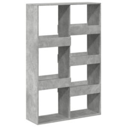 Berkfield Bookcase Concrete Grey 100X33X155.5 Cm Engineered Wood - thumbnail 6
