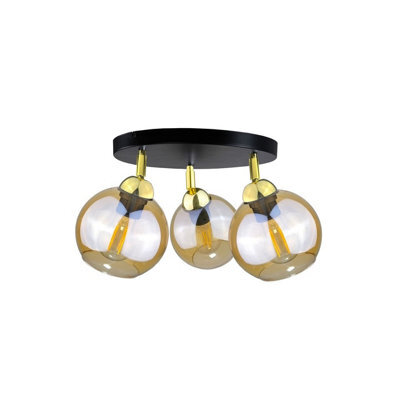 Luminosa Lighting Luminosa Thea Ceiling Spotlight Clusters Gold, 30Cm, 3X E27