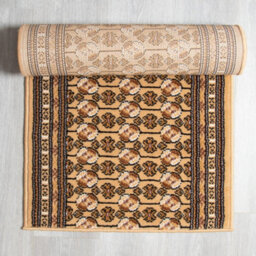 Bravich Beige Bokhara Hard Wearing Runner Mat - Texas - 60X120Cm (2'x4') - thumbnail 1