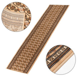 Bravich Beige Bokhara Hard Wearing Runner Mat - Texas - 60X120Cm (2'x4') - thumbnail 7
