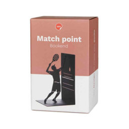 Balvi Bookend Decorative Tennis Player Black Upright Book Ends For Shelves - thumbnail 4