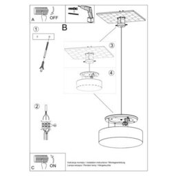 Sollux Lighting Arena Polyvinyl Chloride (Pvc) Black 3 Light Classic Pendant Ceiling Light - thumbnail 5