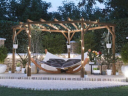 Dunster House Wooden Corner Pergola Kit 3M X 3M Utopia Diamond (W10' X D10') - thumbnail 2