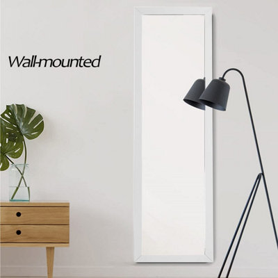 Vivo Over The Door Full Length Mirror - White - image 1