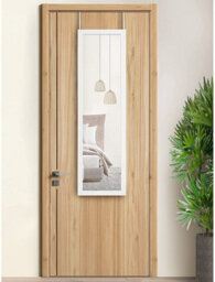 Vivo Over The Door Full Length Mirror - White - thumbnail 3