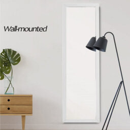 Vivo Over The Door Full Length Mirror - White - thumbnail 1