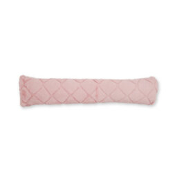 Catherine Lansfield Cosy Diamond Faux Fur Door Draught Excluder Blush Pink - thumbnail 3