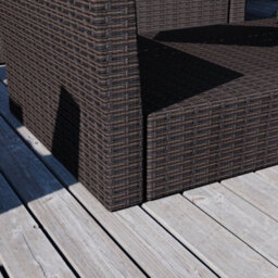 Lassic Vida Designs 4 Seater Garden Rattan Set With Outdoor Sofa, Table And Chairs, Brown - thumbnail 7