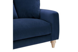 Home Detail Covent 2 Seater Sofa With Scatter Back Cushions, Navy Blue Velvet - thumbnail 5