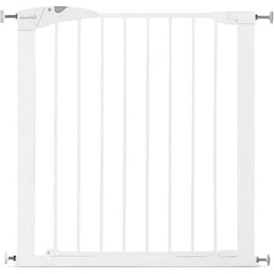 Munchkin Stair Gate Maxi Secure Toddler & Baby Alloy Steel, 76-82 Cm Extends To 117 Cm With Separately Sold Extensions, Pressure
