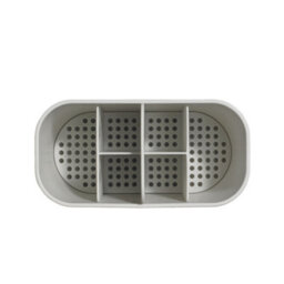 ReBorn® Reborn Recycled Large Bathroom Caddy- Stone Bathroom Organizer - With Six Compartments - Made In The Uk - thumbnail 6