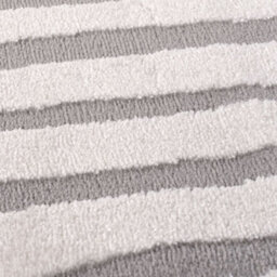 The Rugs Loft Light Grey And Ivory Curved Line Living Room Area Rug And Runners Soft Pile - thumbnail 5