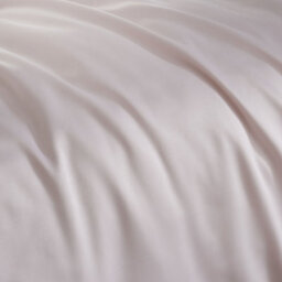 Catherine Lansfield Bedding Silky Soft Satin Duvet Cover Set With Pillowcases Blush Pink - thumbnail 3