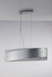 Luminosa Lighting Luminosa Paris 4 Light Straight Bar Pendant Ceiling Light Silver 75X20Cm - thumbnail 2