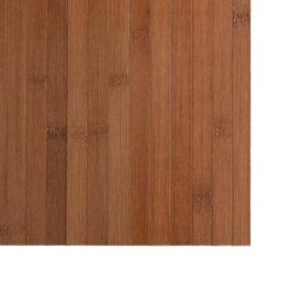 Berkfield Rug Rectangular Brown 60X500 Cm Bamboo - thumbnail 6
