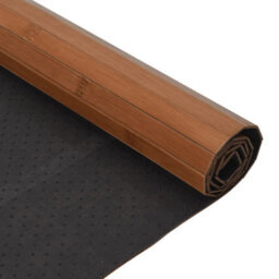 Berkfield Rug Rectangular Brown 60X500 Cm Bamboo - thumbnail 5