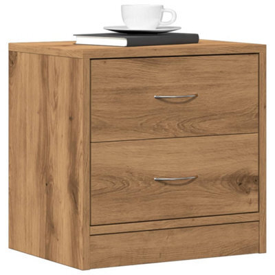 Walplus Bedside Cabinet Artisian Oak 40X30X40 Cm Engineered Wood - image 1
