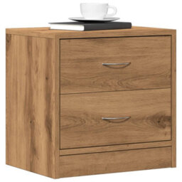 Walplus Bedside Cabinet Artisian Oak 40X30X40 Cm Engineered Wood - thumbnail 1