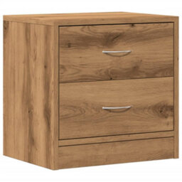 Walplus Bedside Cabinet Artisian Oak 40X30X40 Cm Engineered Wood - thumbnail 2