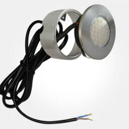 Eterna Cledcir 1.7W Led Recessed Cabinet Light Brushed Nickel 3000K - thumbnail 3