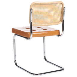 Beliani Set Of 2 Dining Chairs Ethete Faux Leather Golden Brown - thumbnail 6