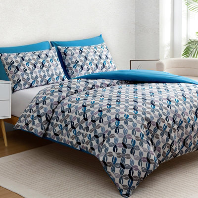 Lazzaro Premium Microfiber King Duvet Cover Set Ultrasoft Durable Smooth With Secure Zipper Closure - image 1