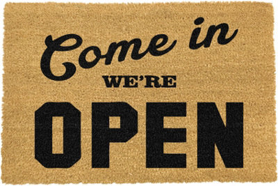 Artsy Doormats We're Open Doormat - Regular 60X40Cm - image 1