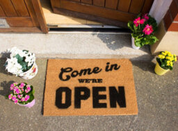 Artsy Doormats We're Open Doormat - Regular 60X40Cm - thumbnail 5