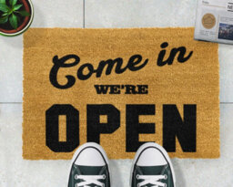 Artsy Doormats We're Open Doormat - Regular 60X40Cm - thumbnail 4