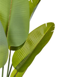 Beliani 187 Cm Artificial Banana Tree Green - Indoor Decor, Matt Finish, Ready To Place - thumbnail 3