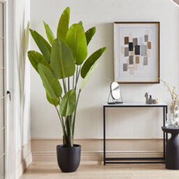 Beliani 187 Cm Artificial Banana Tree Green - Indoor Decor, Matt Finish, Ready To Place - thumbnail 2