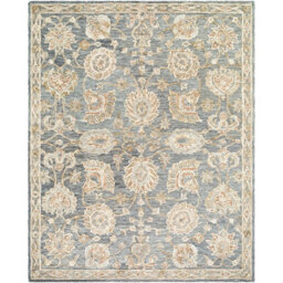 Livabliss Arnold Hand Tufted Blue Beige Wool Traditional Boho Living Room Rug 183 X 274 Cm Handmade - thumbnail 2