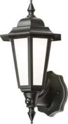 Luminosa Lighting Luminosa Led Wall Lantern With Daylight Sensor - Black 230V Ip54 8W - thumbnail 1