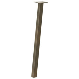 Berkfield Console Table Legs 4 Pcs Natural Steel 72 Cm Steel - thumbnail 4