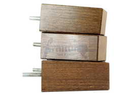 L&F 4X Replacement Furniture Legs Solid Wood 110mm High Sofas Chairs Settee Cabinets Legs M10 Tsp2055 - thumbnail 3