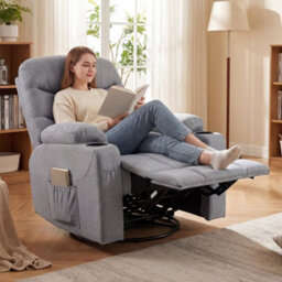 Recliner Chair With 2 Cup Holders & 4 Storage Pockets - thumbnail 3